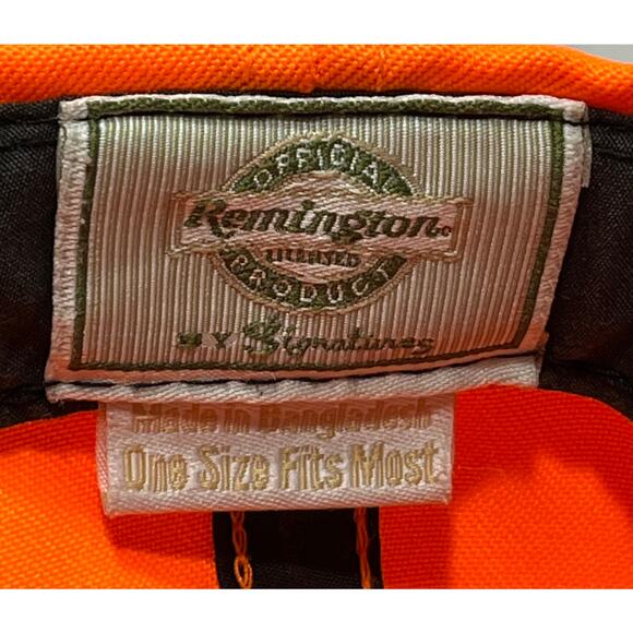Neon Orange Remington Country Adjustable Baseball Cap Adult One Size - Picture 4 of 7